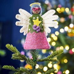 Felt Angel Christmas Tree Topper