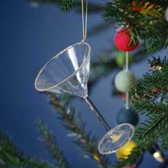 Martini Glass Christmas Tree Ornament