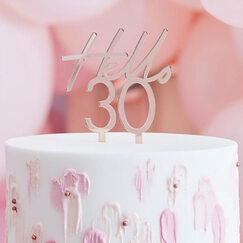 Hello 30 Cake Topper