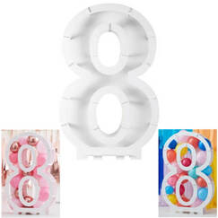 Number 8 Balloon Stand