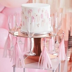 Rose Gold Treat Stand w/ Drink Holders