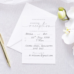 Evening Reception Wedding Invitations