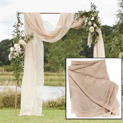 Taupe Draping Fabric