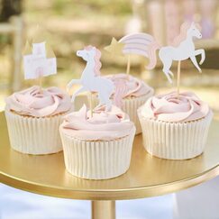 Princess Party Cupcake Toppers