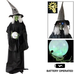 Standing Witch Animated Prop (2m)