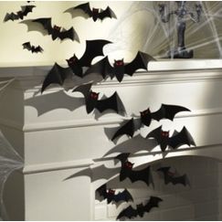 3D Cemetery Bats Cut-outs (pk30)