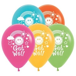Get Well Balloons - pk25