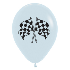 Car Racing Flags Balloons (pk6)