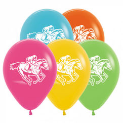 Horse Racing Tropical Balloons - pk25