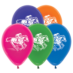 Horse Racing Crystal Balloons - pk25