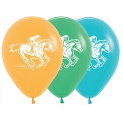 Horse Racing Race Day Balloons - pk25