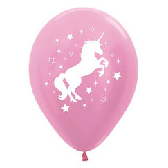 Pink Unicorn Sparkle Balloons - pk25