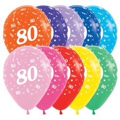 Assorted 80 Balloons - pk25