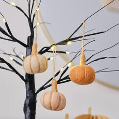 Pumpkin Spice Hanging Decorations (pk3)
