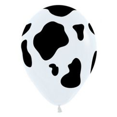 Cow Print Balloons - pk12