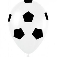 Soccer Ball Balloons - pk12
