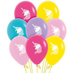 Unicorn Balloons - pk12
