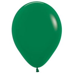 Small 12cm Forest Green Latex Balloons - pk50