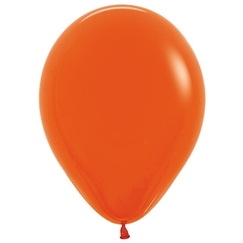 Fashion Orange Small 12cm Balloons - pk50