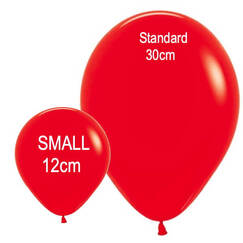 Small 12cm Red Balloons (pk50)