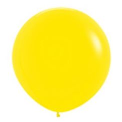 Yellow 90cm Jumbo Balloons - pk2