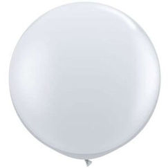 CLEAR 90cm Jumbo Balloons - pk2