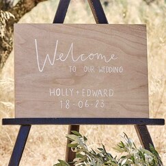 Wooden Sign (Personalise It)