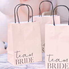 Team Bride Favour Bags (pk5)