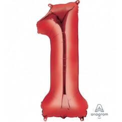 Red Number 1 Balloon (86cm)