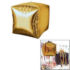 Gold Cubez Balloon (38cm)