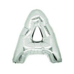 Letter A Megaloon Balloon 81cm - Silver