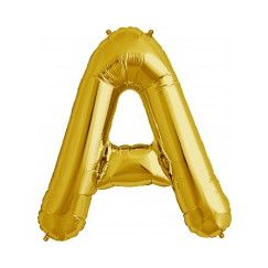 Letter A Megaloon Balloon - Gold