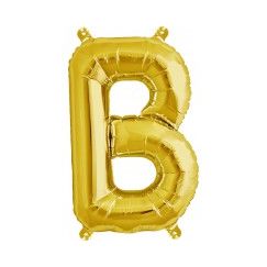 Letter B Balloon 40cm - Gold