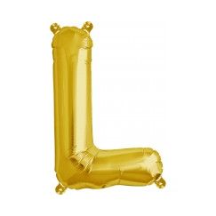 Letter L Balloon 40cm - Gold