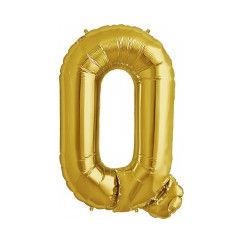 Letter Q Balloon 40cm - Gold
