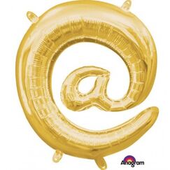 @ Symbol Balloon 40cm - Gold