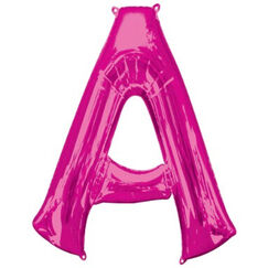 Letter A Balloon - Pink (86cm)
