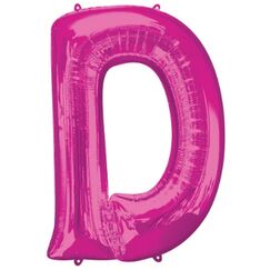 Letter D Balloon - Pink (86cm)
