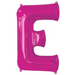 Letter E Balloon - Pink (86cm)