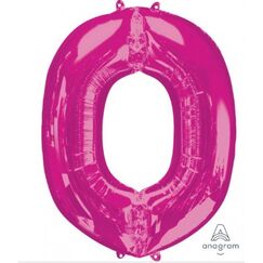 Letter O Balloon - Pink (86cm)