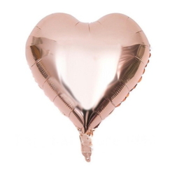 Rose Gold Heart Balloon (45cm)
