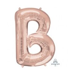 Letter B Megaloon Balloon - Rose Gold