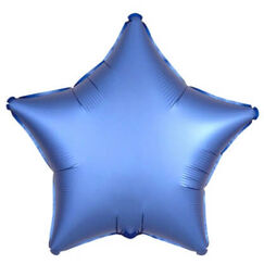 Azure Star Satin Balloon (45cm)