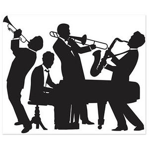 20's Jazz Band Mural Backdrop (1.8m)