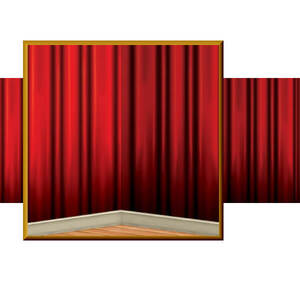 Red Curtain Backdrop (9m)