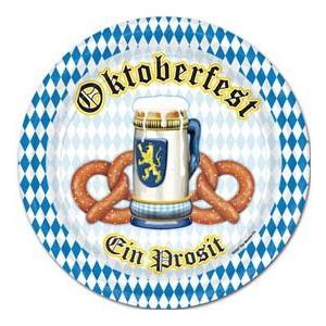 Oktoberfest Plates (23cm) 8pc