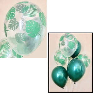 Leaves On Clear Balloons - pk12