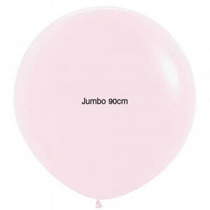 Pastel Pink 90cm Matte Balloons - pk2