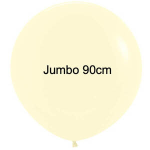 Pastel Yellow 90cm Matte Balloons - pk2