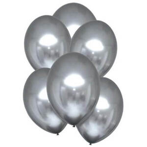 Silver Reflex Balloons (30cm) - pk50
